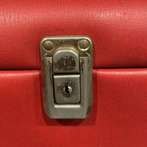 Vintage train cosmetic bag - Picture 2 of 12